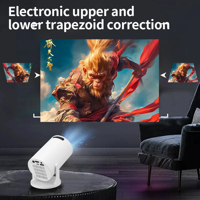 Mini M5 Projector USB LED Bluetooth 5.0 480*360P Wireless HD Movie Projector Ideal for Home & Outdoor Use