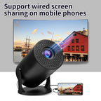 Mini M5 Projector USB LED Bluetooth 5.0 480*360P Wireless HD Movie Projector Ideal for Home & Outdoor Use